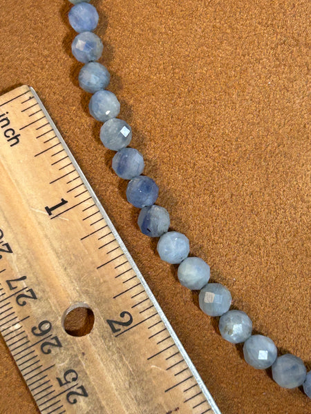 Blue Faceted Kyanite Necklace by Gloria Sawin