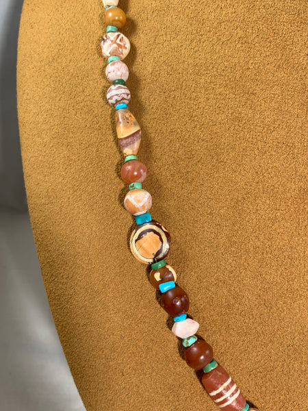 Ancient Carnelian Bead Necklace by Hal and Margie Hiestand