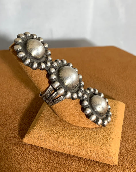 Vintage Triple Dome Navajo Ring (1940s)