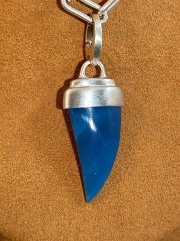 Swedish Blue Pendant by Gloria Sawin