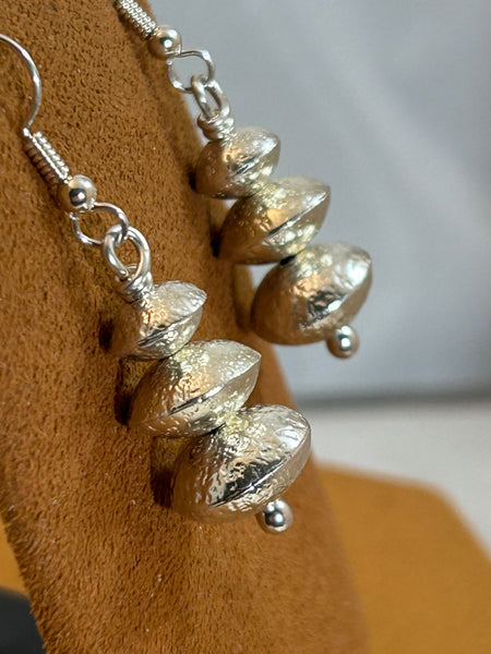 Three stone earrings by Al Joe