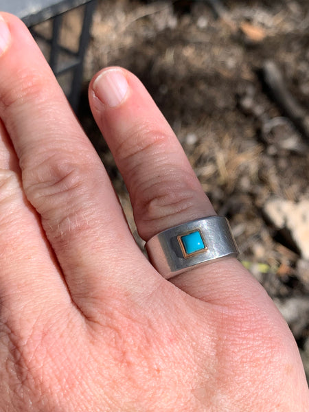 Turquoise Ring by Dennis Hogan
