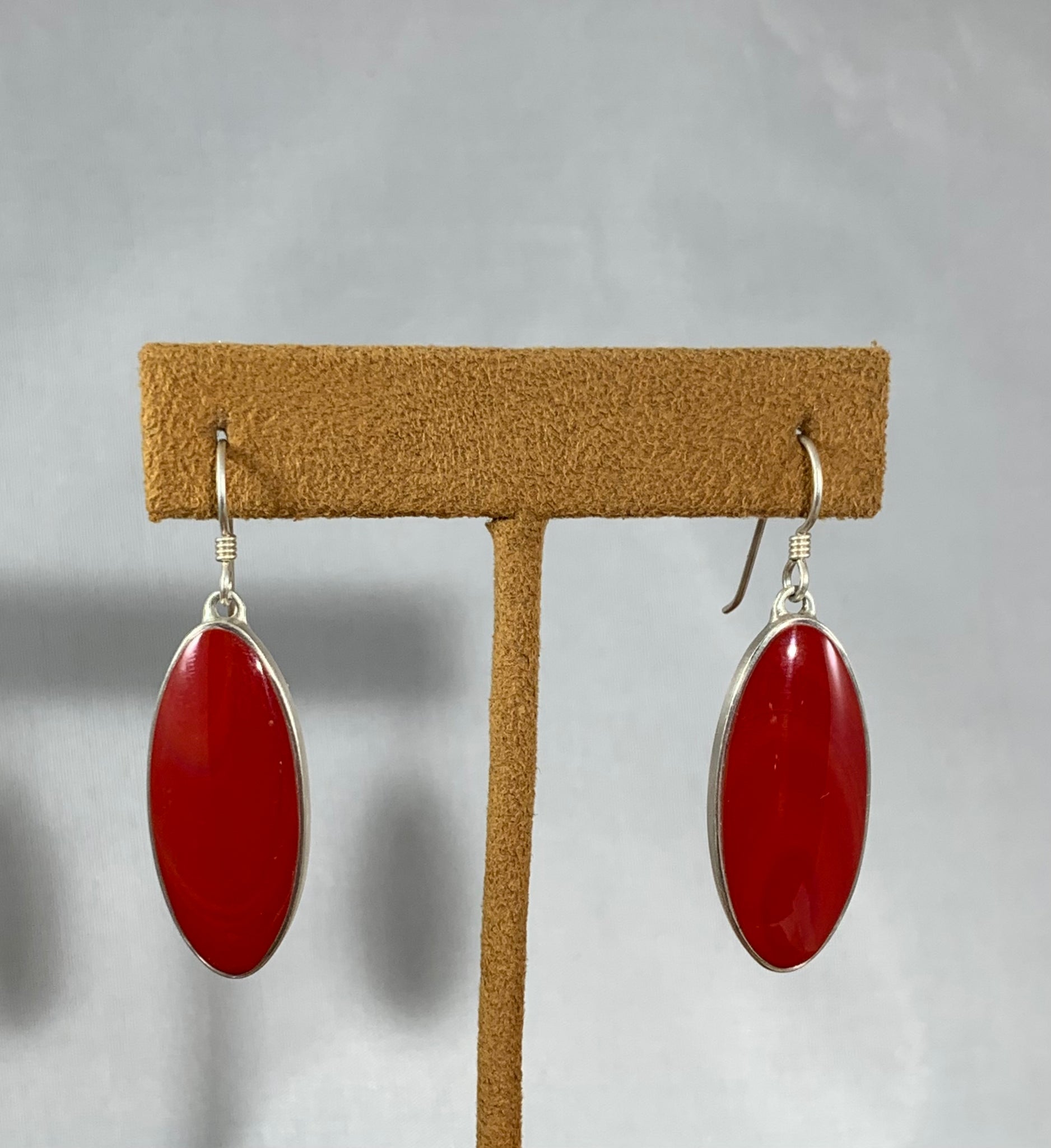 Oval Rosarita Earrings by Gloria Sawin