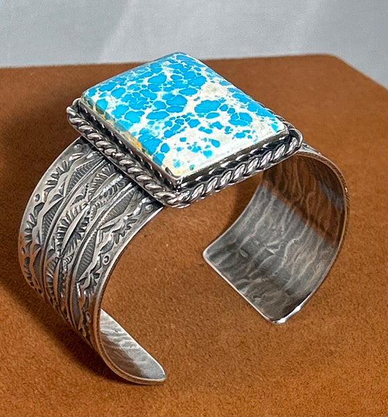 Cripple Creek Turquoise Cuff by Travis Teller