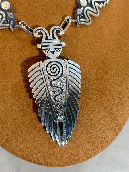 Life Goddess Duality Necklace by Ruben Saufkie