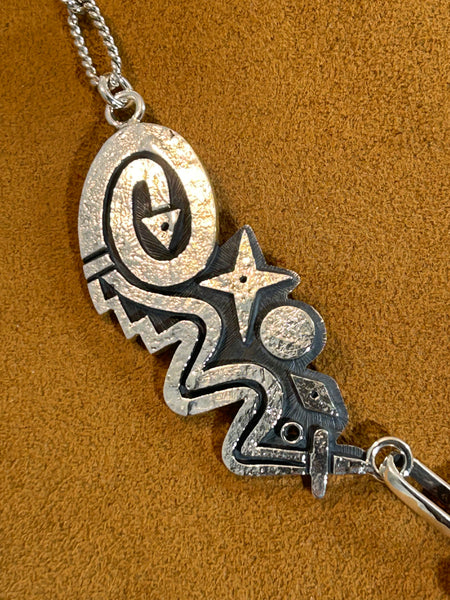 Life Goddess Duality Necklace by Ruben Saufkie