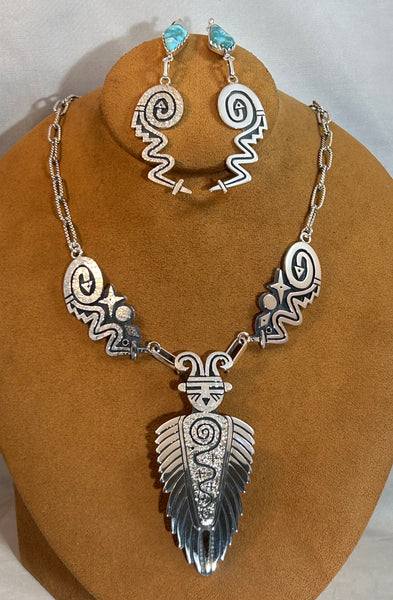 Life Goddess Duality Necklace by Ruben Saufkie