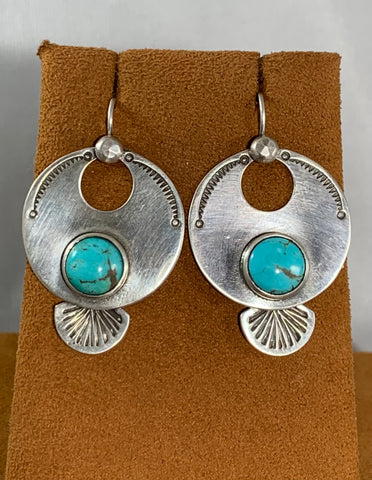 Circle Fan Earrings by Dennis Hogan Jewelry