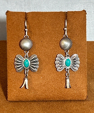 Fluted Winged Earrings by Dennis Hogan