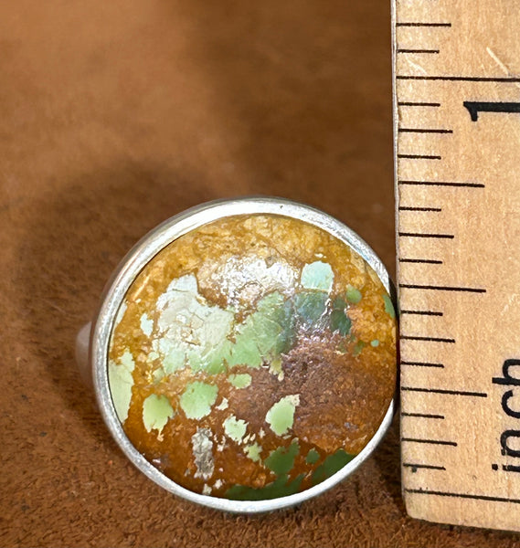 Cerrillos Turquoise Ring by Gloria Sawin and John Hull