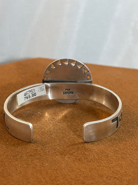 Kingman Turquoise Cuff by First American Traders