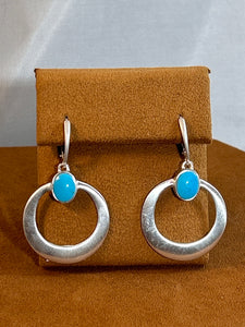 Hoop Drop Earrings by Gloria Sawin and John Hull