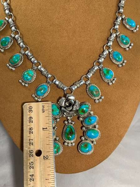 Sonoran Gold Turquoise Naja Necklace From First American Traders