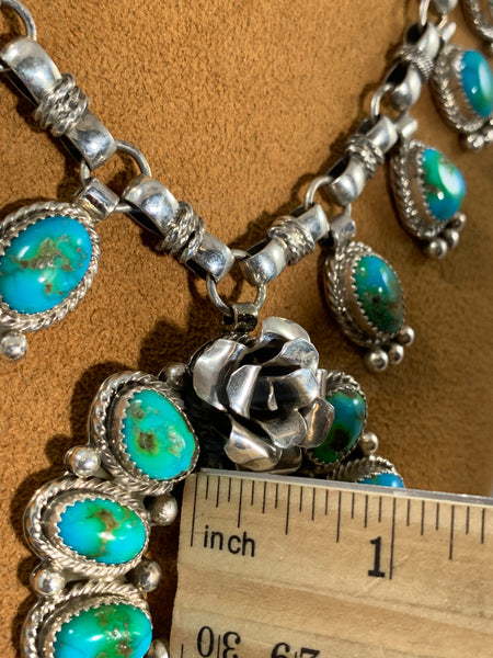 Sonoran Gold Turquoise Naja Necklace From First American Traders