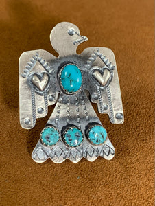Thunderbird Heart Ring by First American Traders