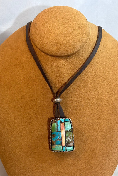 Mosaic Pendant Necklace by Jock Favour