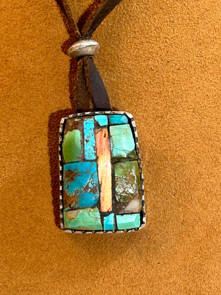 Mosaic Pendant Necklace by Jock Favour