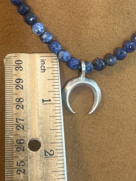 Sodalite Naja Necklace by Gloria Sawin and John Hull