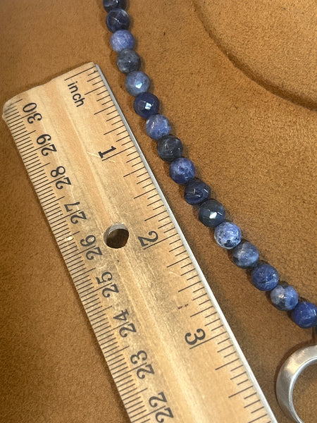 Sodalite Naja Necklace by Gloria Sawin and John Hull