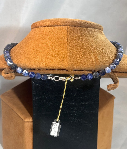 Sodalite Naja Necklace by Gloria Sawin and John Hull