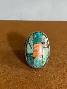 Oval Mosaic Ring by Jock Favour