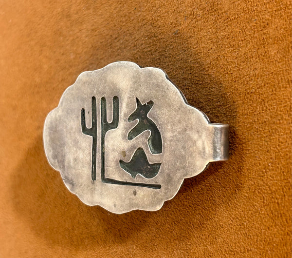 Vintage Mexican Spoon Money Clip