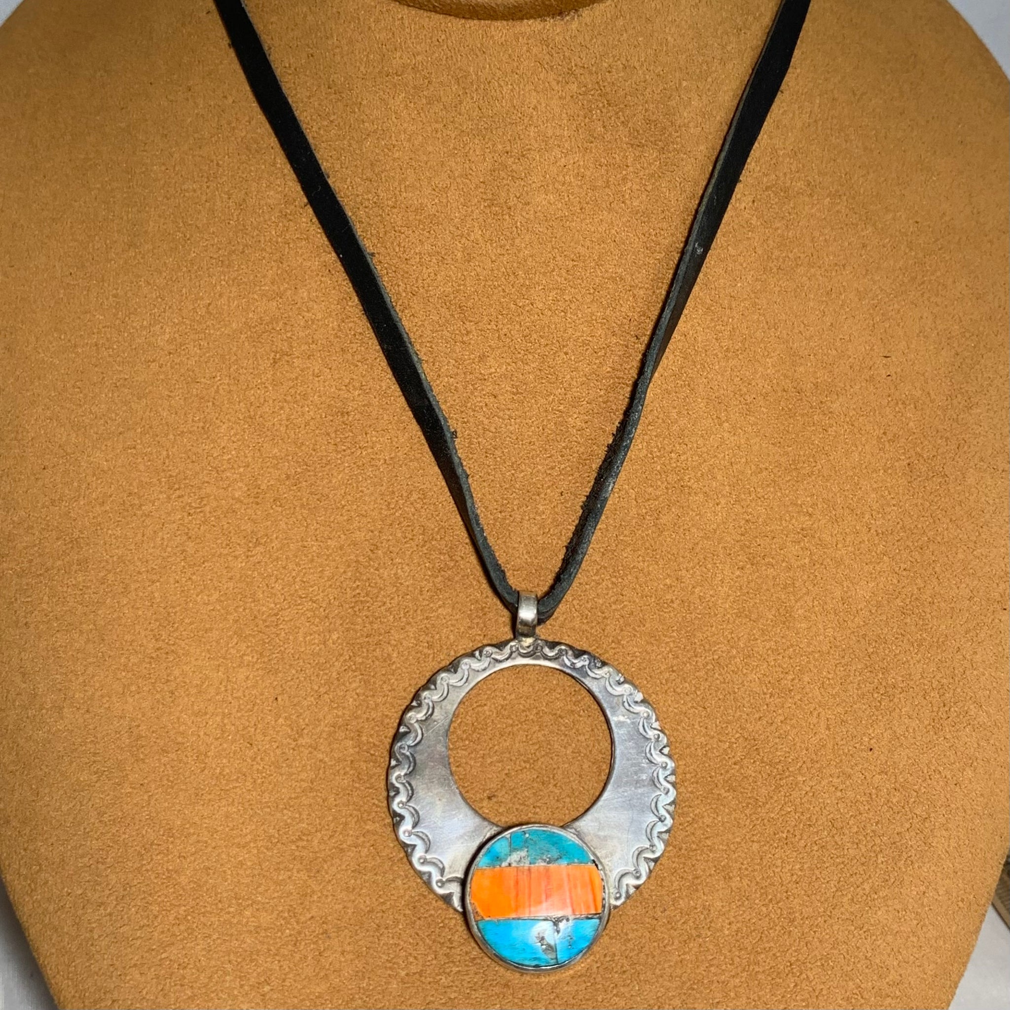 Mosaic Circle Necklace by Jock Favour