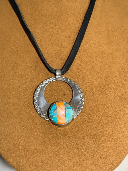 Mosaic Circle Necklace by Jock Favour