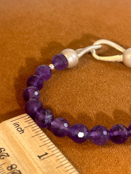 Amethyst Spirit Bead Bracelet by Gloria Sawin and John Hull
