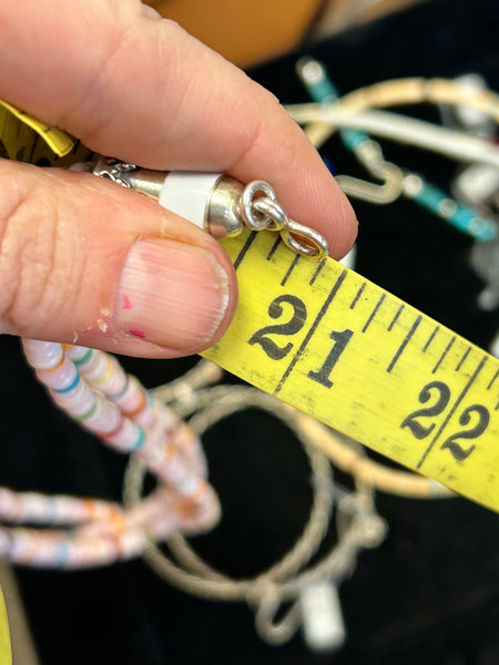 Three Strand Pink Coral Necklace by Don Lucas