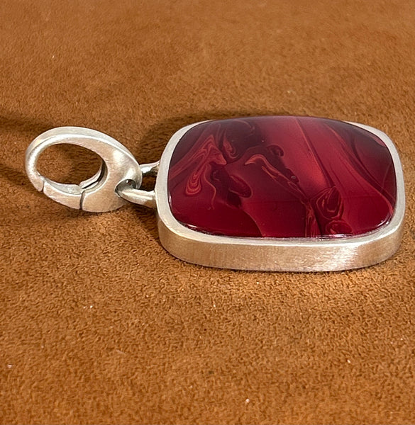 Square Rosarita Pendant by Gloria Sawin