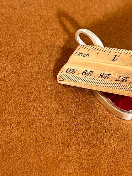 Square Rosarita Pendant by Gloria Sawin