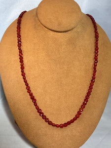 Citrine Bead Necklace by Gloria Sawin
