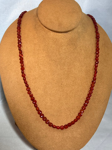 Citrine Bead Necklace by Gloria Sawin