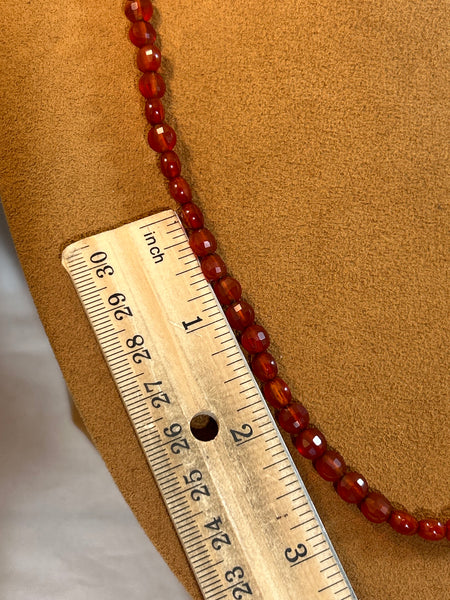 Citrine Bead Necklace by Gloria Sawin