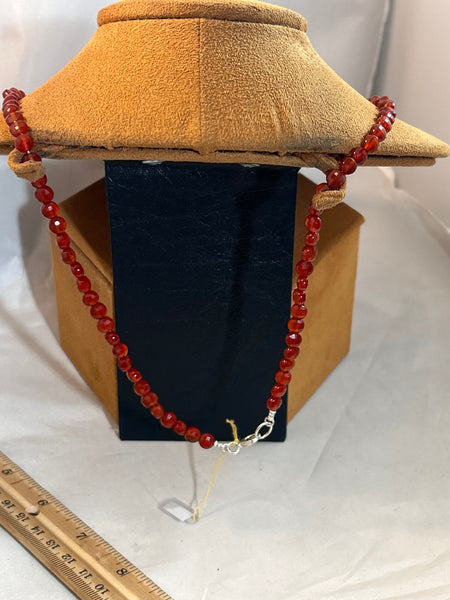Citrine Bead Necklace by Gloria Sawin