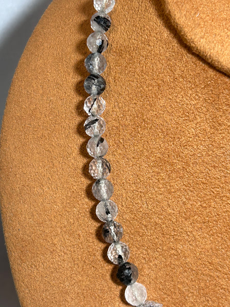 Herkimer Diamond Necklace by Gloria Sawin and John Hull