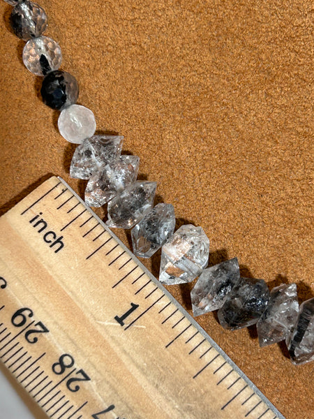Herkimer Diamond Necklace by Gloria Sawin and John Hull