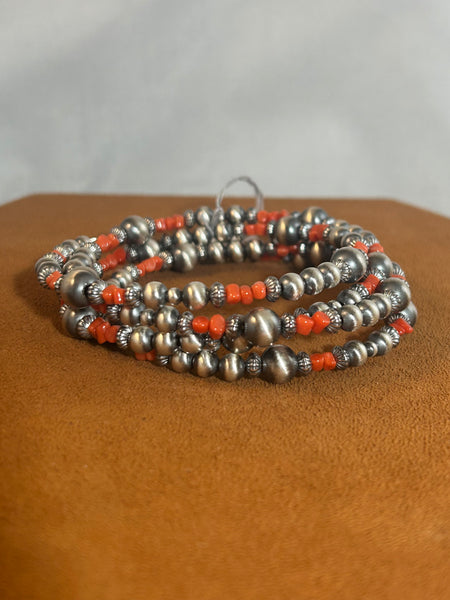 Twist Coral Bracelet by Kevin Randall Studios