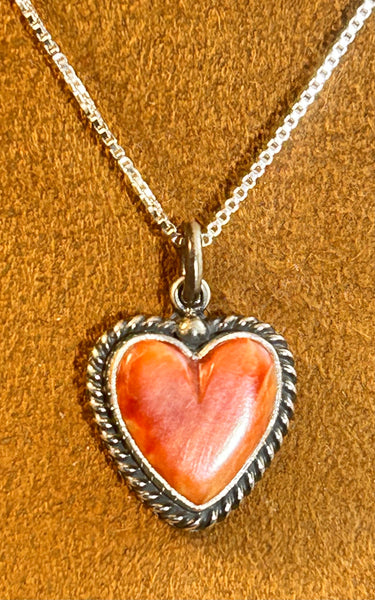 Spiny Oyster Heart Necklace by Kevin Randall Studios