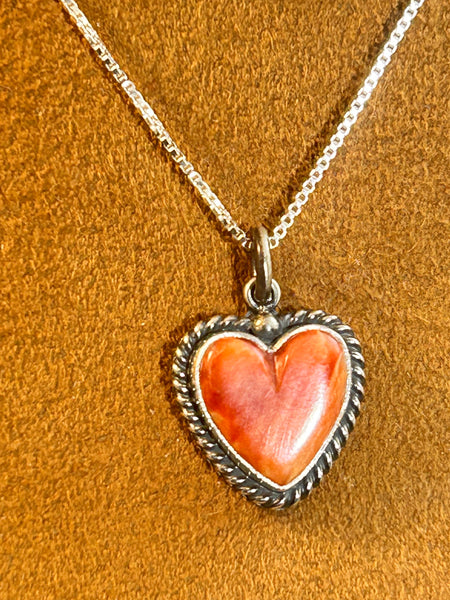 Spiny Oyster Heart Necklace by Kevin Randall Studios