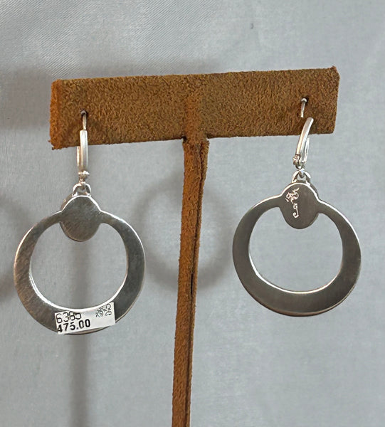 Hoop Opal Earring by Gloria Sawin and John Hull