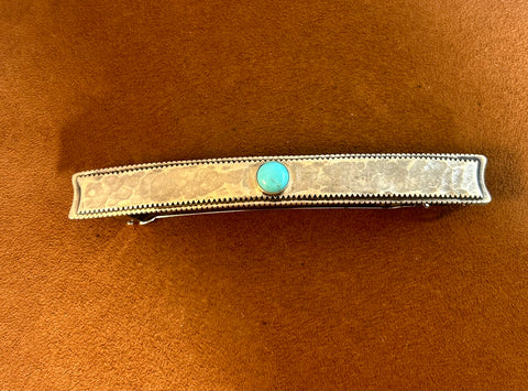 Silver Barrette by Clif Doran