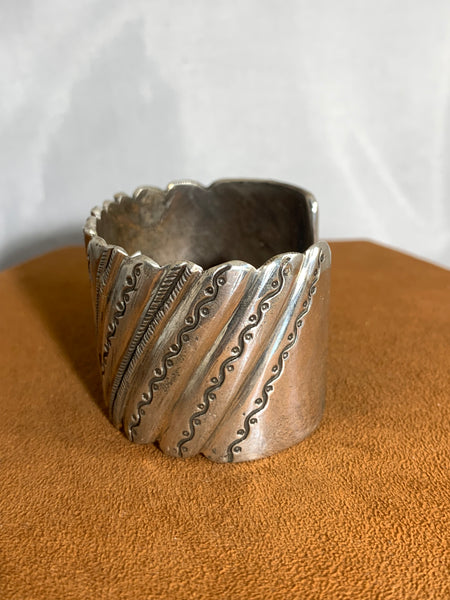 Wide Vine Cuff by Jock Favour