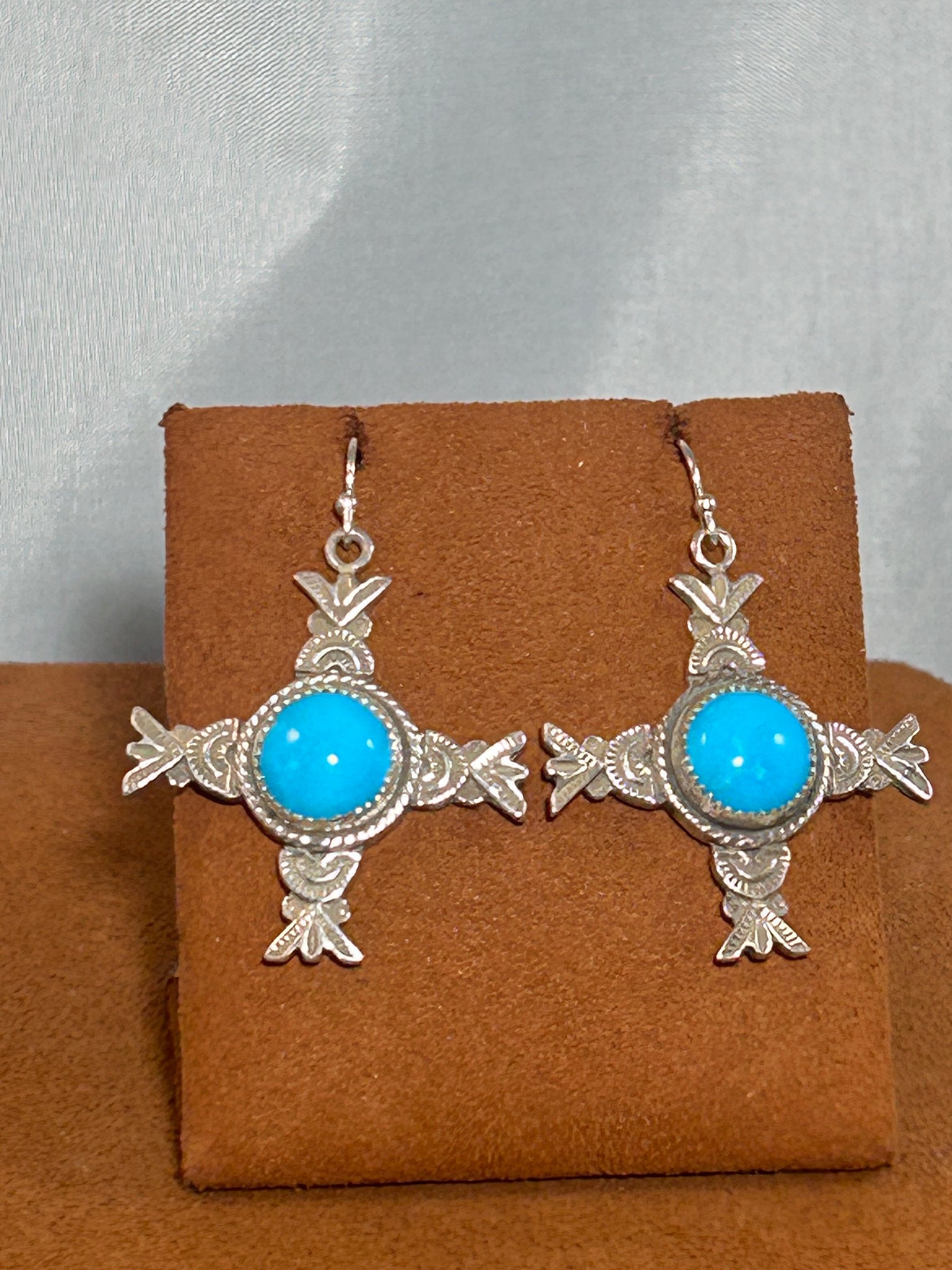 Loretto Cross Earrings by Gregory Segura