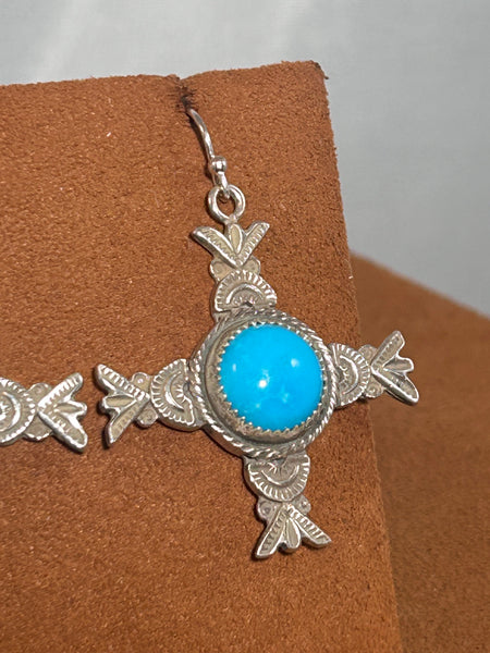 Loretto Cross Earrings by Gregory Segura