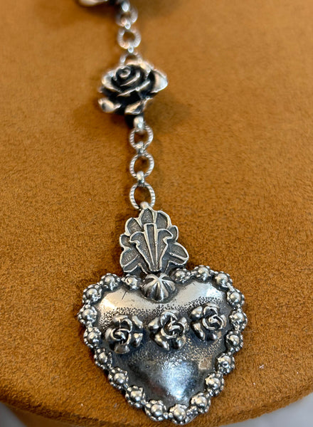 Rose Garden Lariat Necklace by Gregory Segura