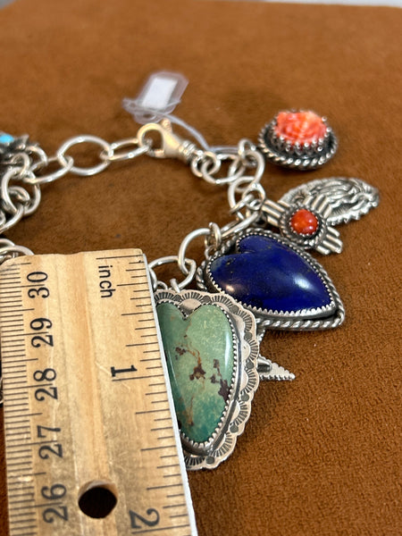 Heart Charm Bracelet by Gregory Segura