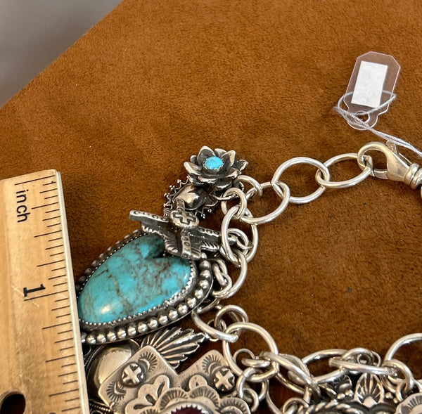 Heart Charm Bracelet by Gregory Segura