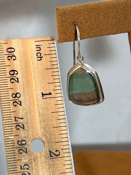 Two Tone Tourmaline Earrings by Burch Driver